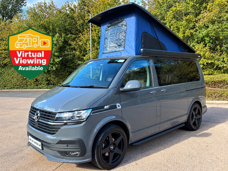 Grey Volkswagen Transporter T28 Dormobile Riptide 112